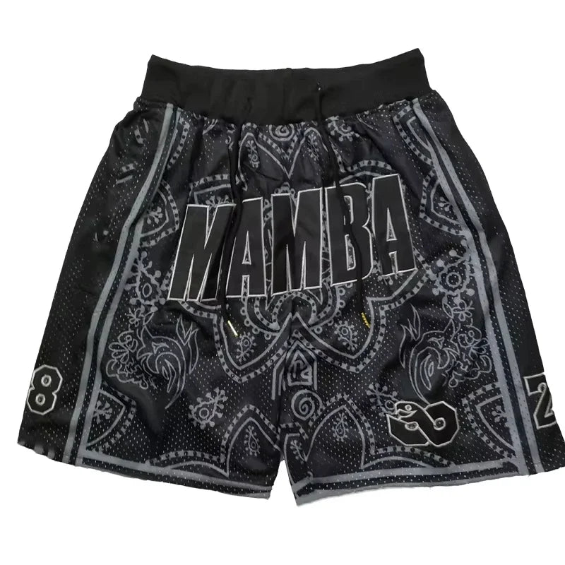 2.0 2025 New Fashion Men's classic basketball shorts 3D printed trendy men's fashionable casual basketball training shorts