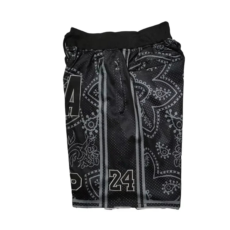 2.0 2025 New Fashion Men's classic basketball shorts 3D printed trendy men's fashionable casual basketball training shorts