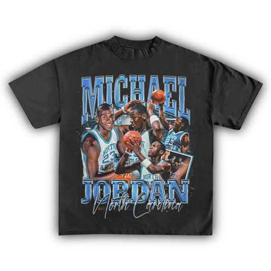 1.0 2025 Michael Jordan Basketball Tee Vintage Cotton TShirt Men Women Short Sleeve Summer Round Neck Luxury Brand Streetwear