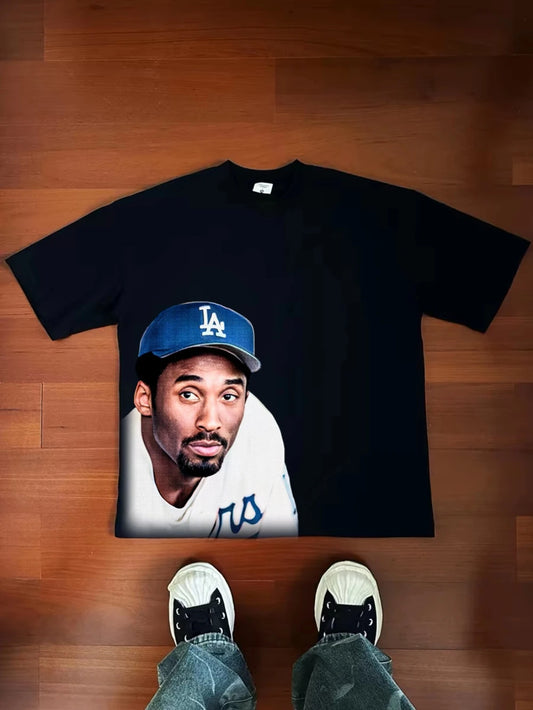 1.0 Classic Basketball Star Kobe Bryant Men Women T-shirt Print Tshirt Clothing Streetwear Tee Cotton Oversized Y2k Hip Hop Summer
