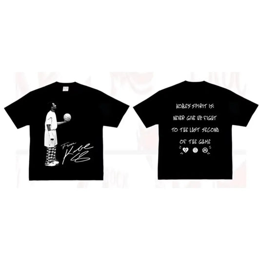 1.0 2025 New Kobe Street Hip-Hop Basketball Long Short-Sleeved T-Shirt Unisex Comfortable and Breathable