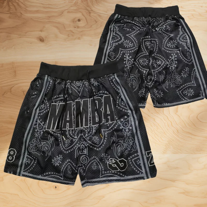 2.0 2025 New Fashion Men's classic basketball shorts 3D printed trendy men's fashionable casual basketball training shorts