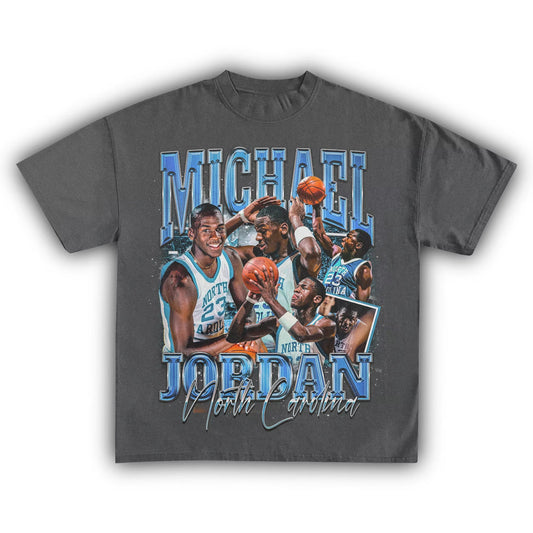 1.0 2025 Michael Jordan Basketball Tee Vintage Cotton TShirt Men Women Short Sleeve Summer Round Neck Luxury Brand Streetwear