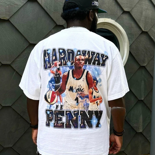 1.0 2025 Fashion Summer New Hot Homage Tees Cheech American Star Character Print Vintage Street Loose Short Sleeve T-Shirt Cotton